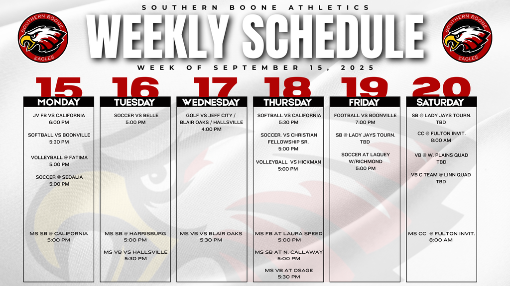 WEEKLY SCHEDULE (2)