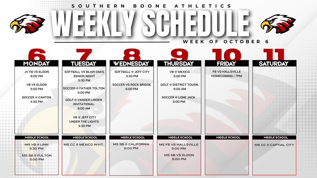 WEEKLY SCHEDULE (8)