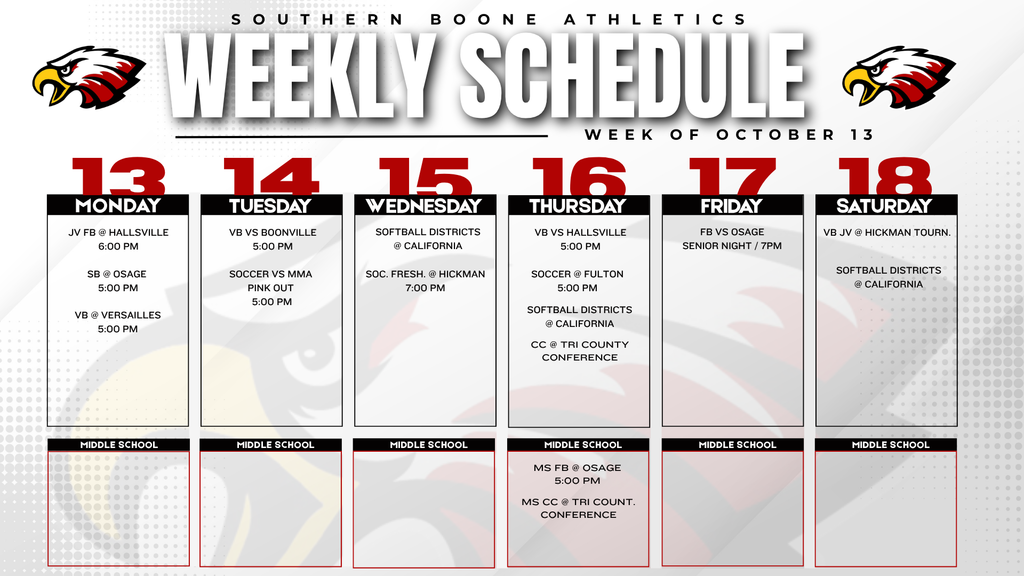 WEEKLY SCHEDULE (10)