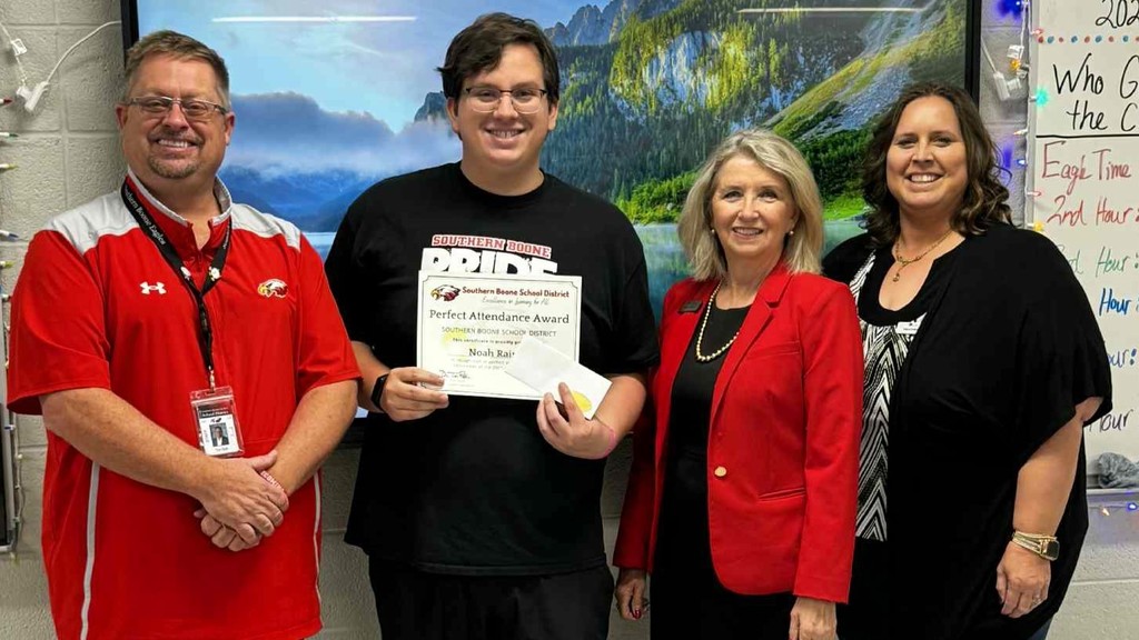 Staff Perfect Attendance Award