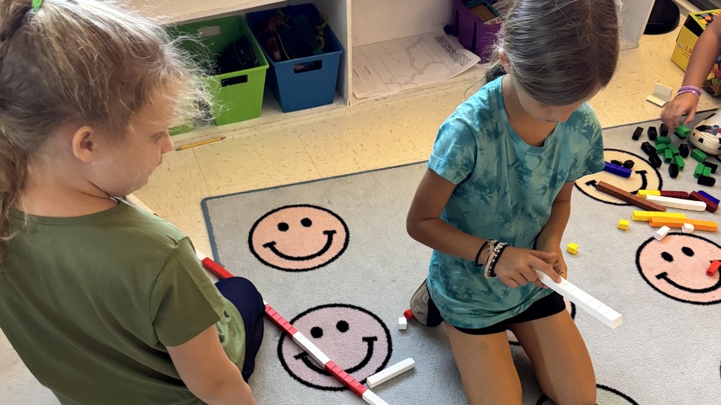 Ms. Rasche's class learning multiplication.