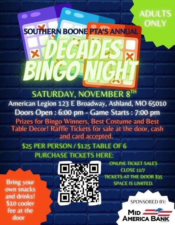 PTA Bingo Night