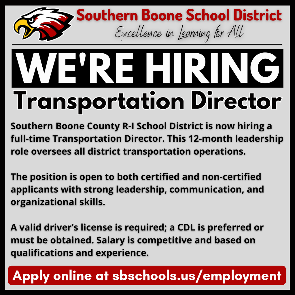 Hiring Transportation Director