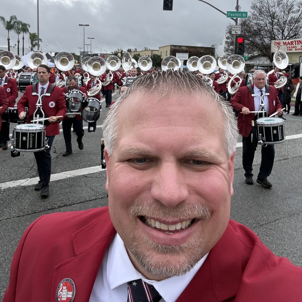 T.J. Higgins at Rose Parade
