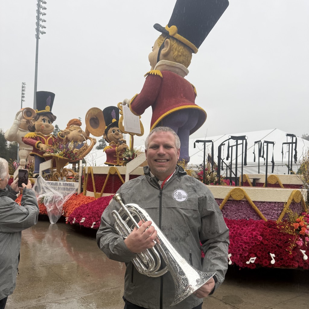 T.J. Higgins at Rose Parade