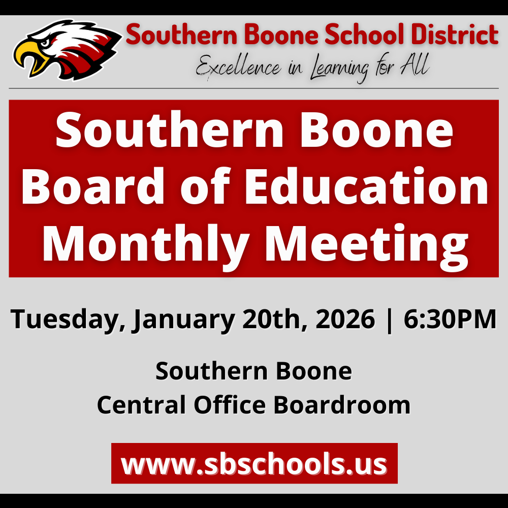 Southern Boone Board of Education Meeting