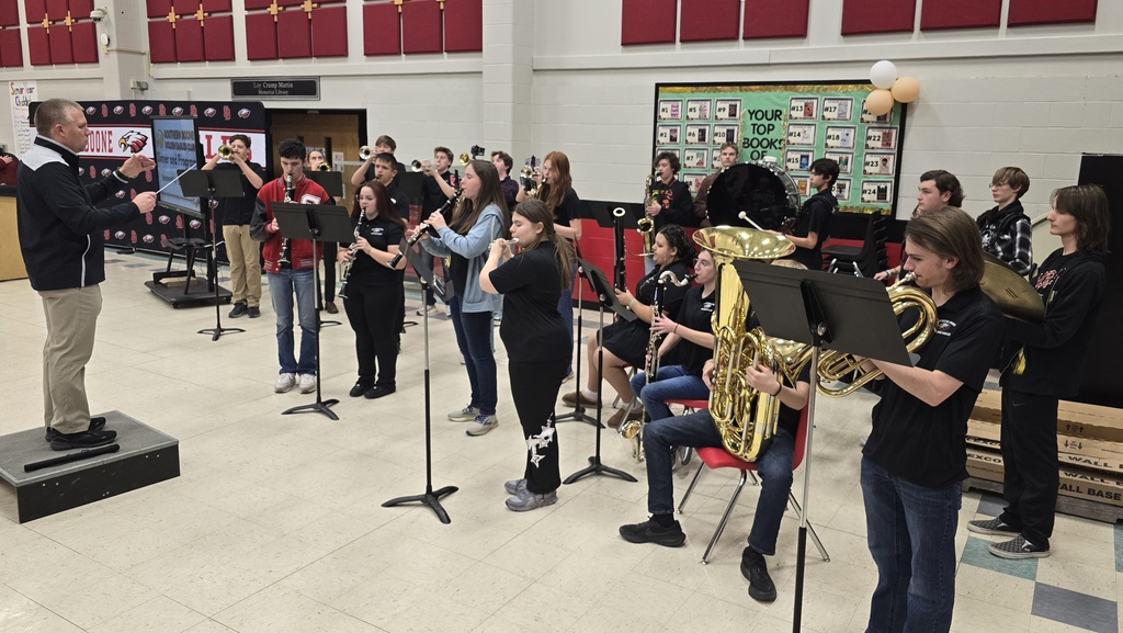 High School Band at the Golden Eagles Club Dinner and Program