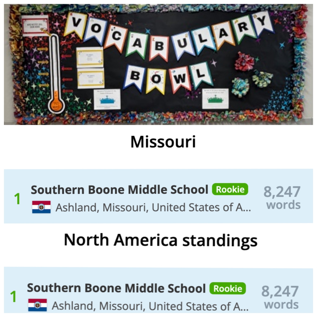 Middle School Vocabulary Bowl