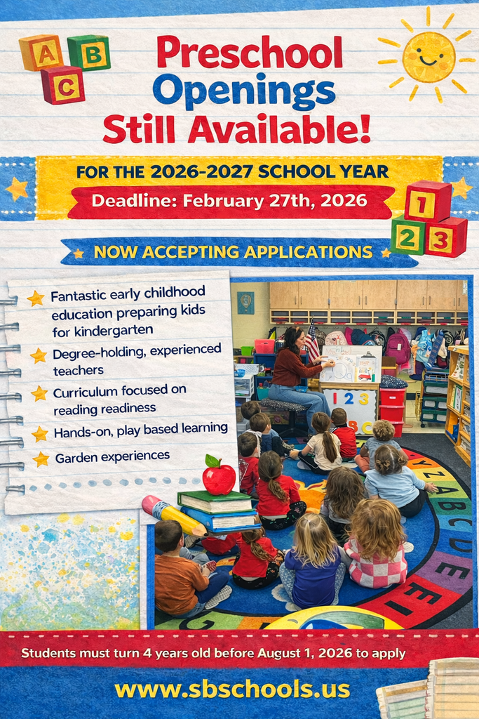 Preschool Openings Still Available Flyer