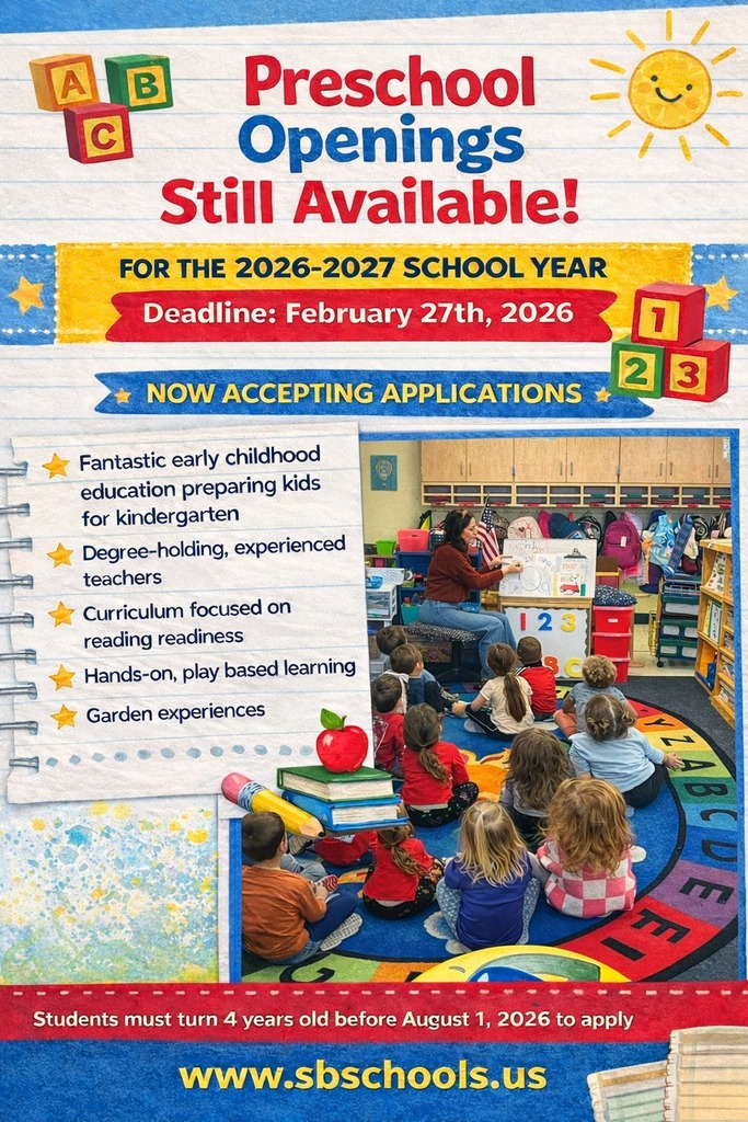 Preschool Openings Still Available
