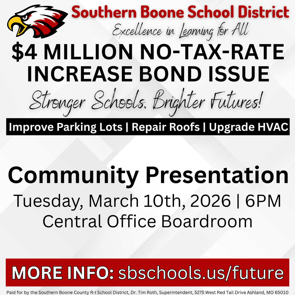 Bond Issue Community Presentation