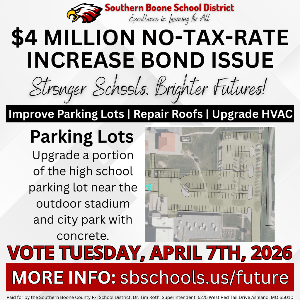 Bond Issue HS Parking Lot Graphic