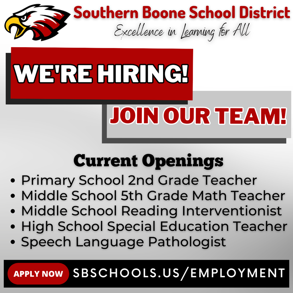 We're Hiring
