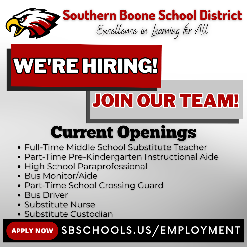 We're Hiring