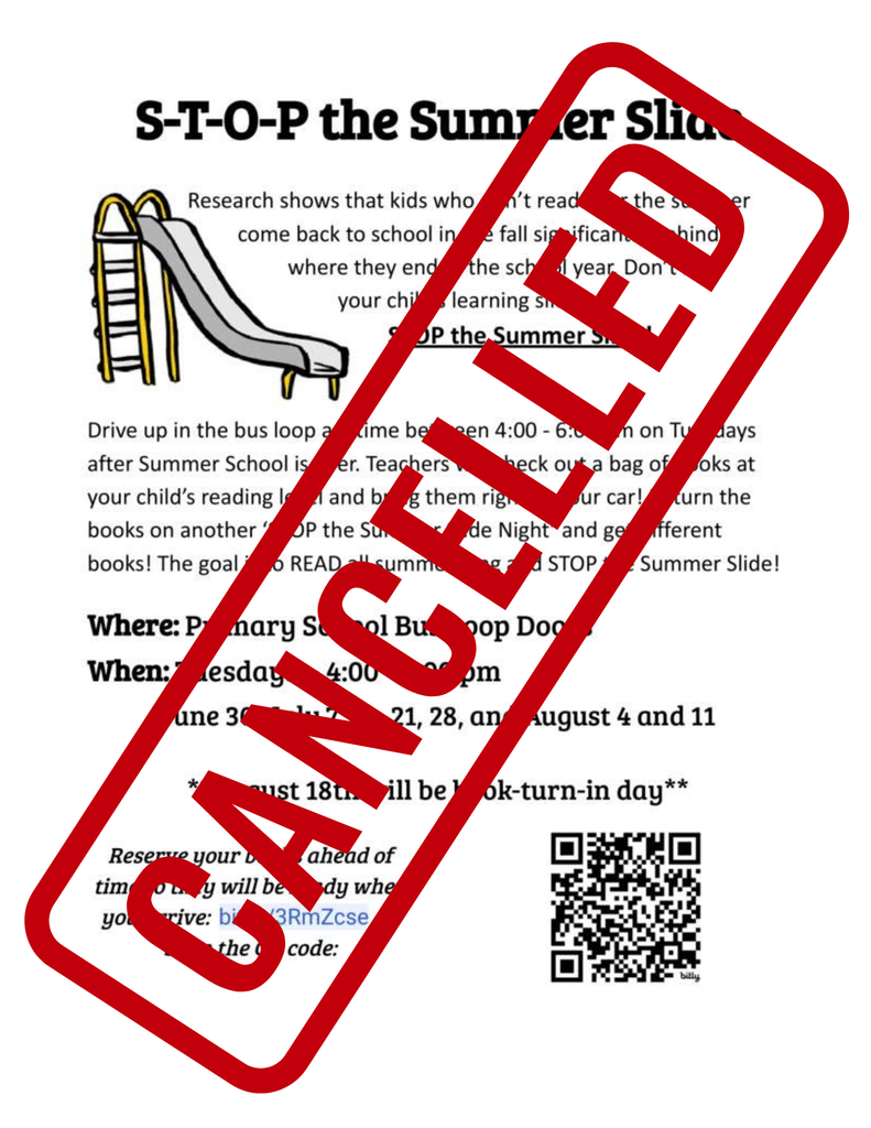 STOP The Summer Slide Update