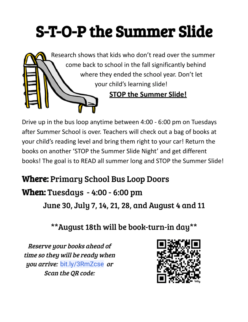 STOP The Summer Slide