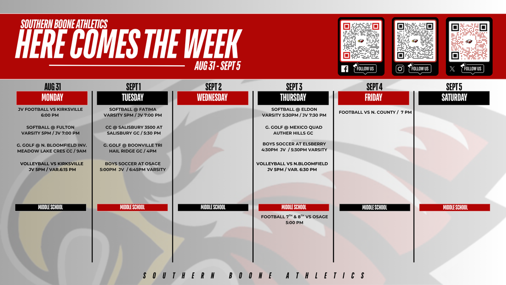 Weekly Schedule