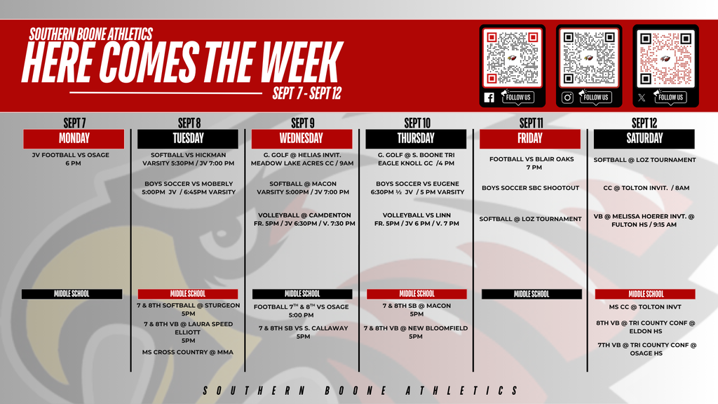 Weekly Schedule