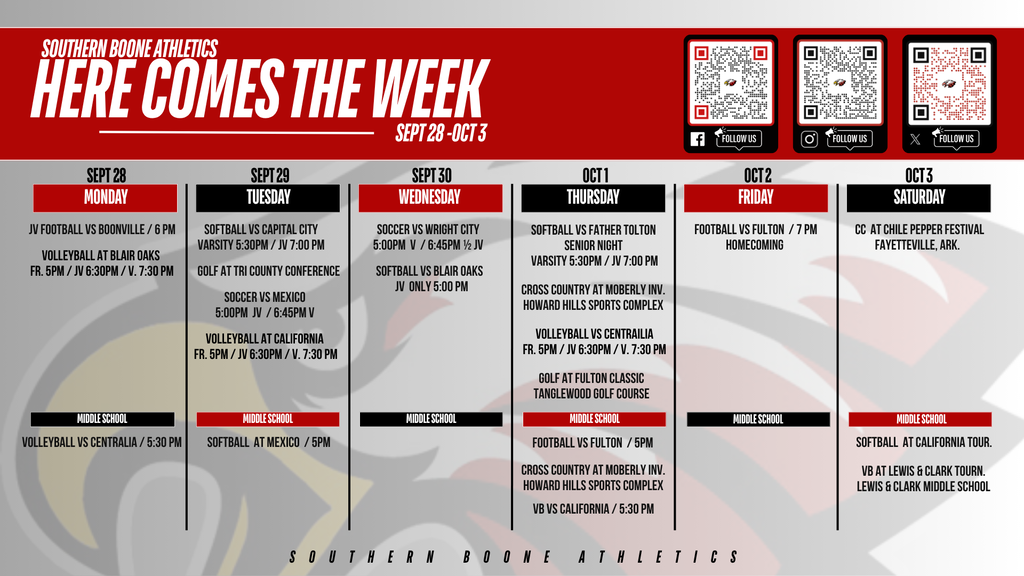Weekly Schedule