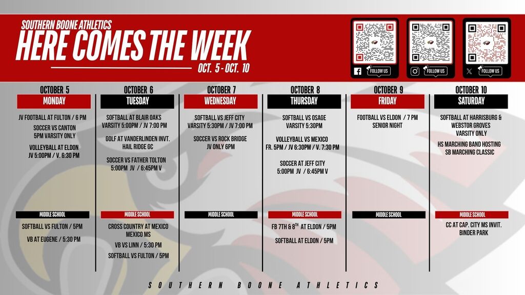 Weekly Schedule
