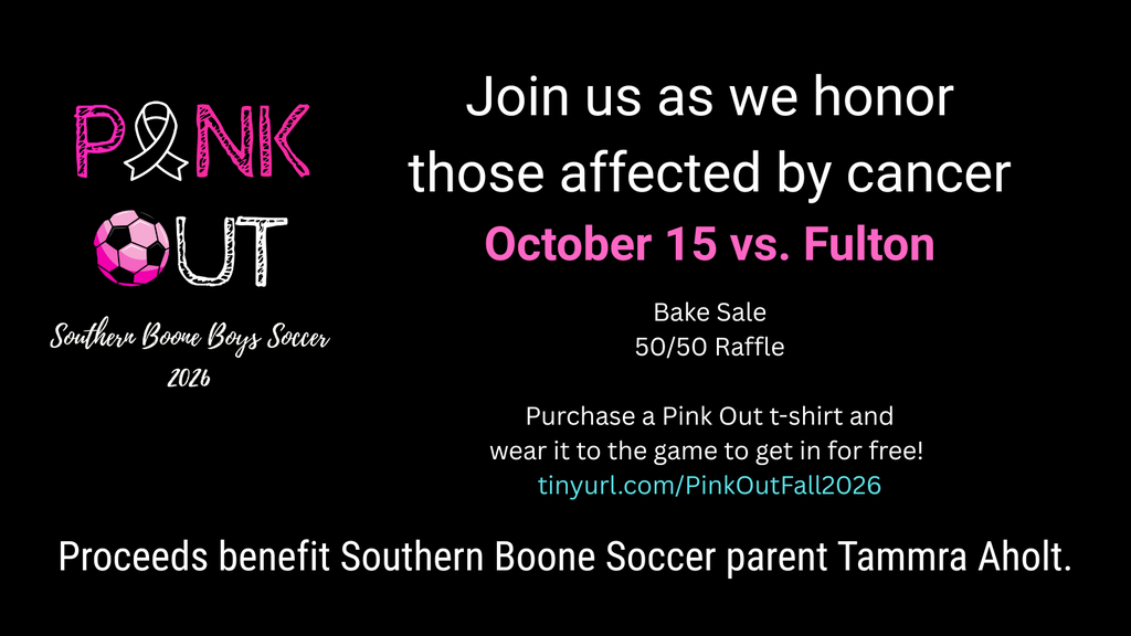 Boys Soccer Pink Out Game
