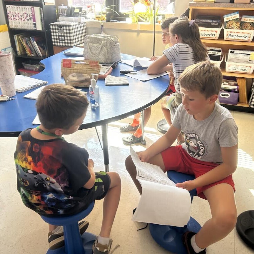 Mrs. Toombs' 4th Grade Class Publishing Party
