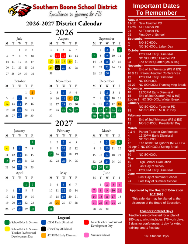 26-27 District Calendar