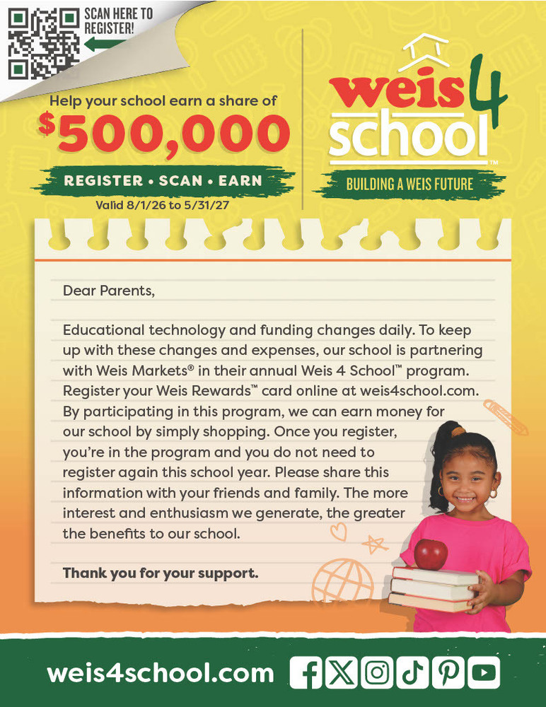 Weis 4 school flyer