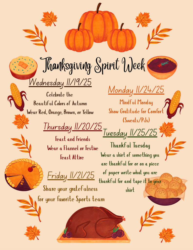 thanksgiving spirit week