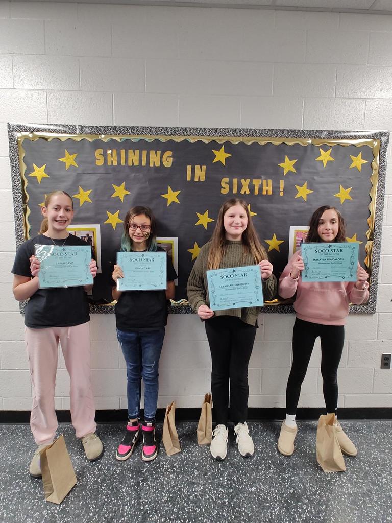 students of the month