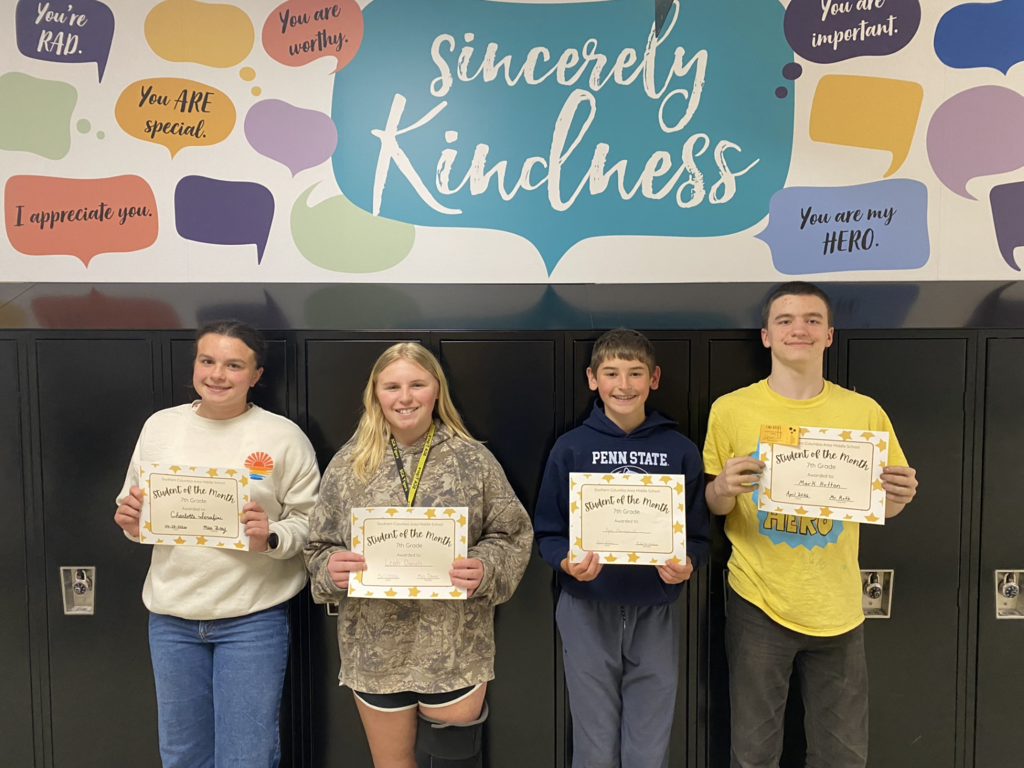 students of the month