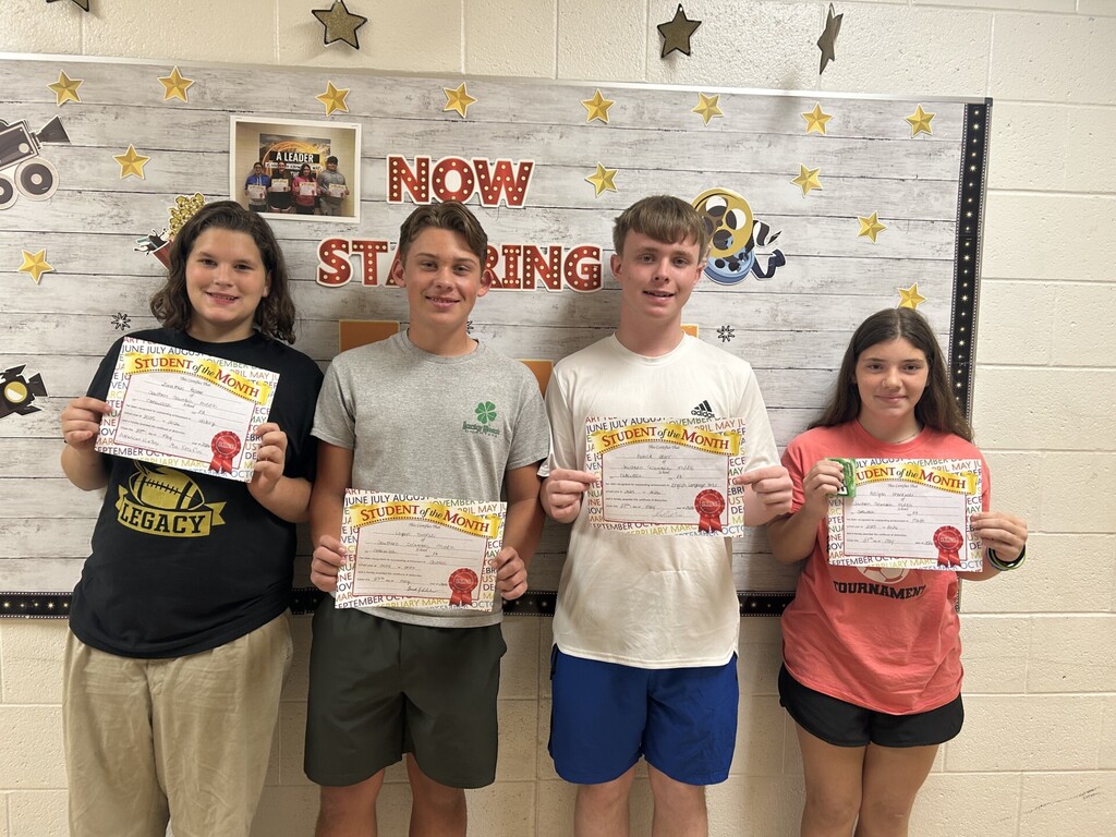students of the month