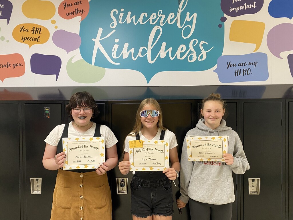 students of the month
