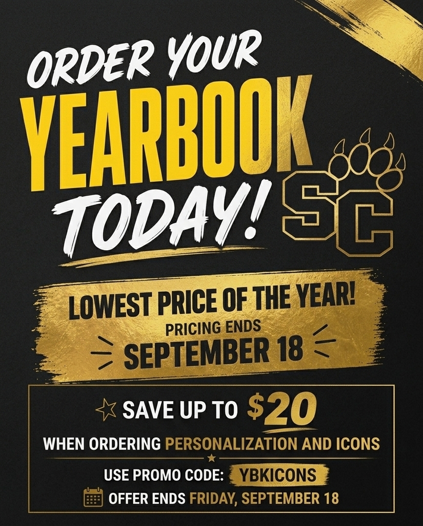 photo of flyer for yearbook sale