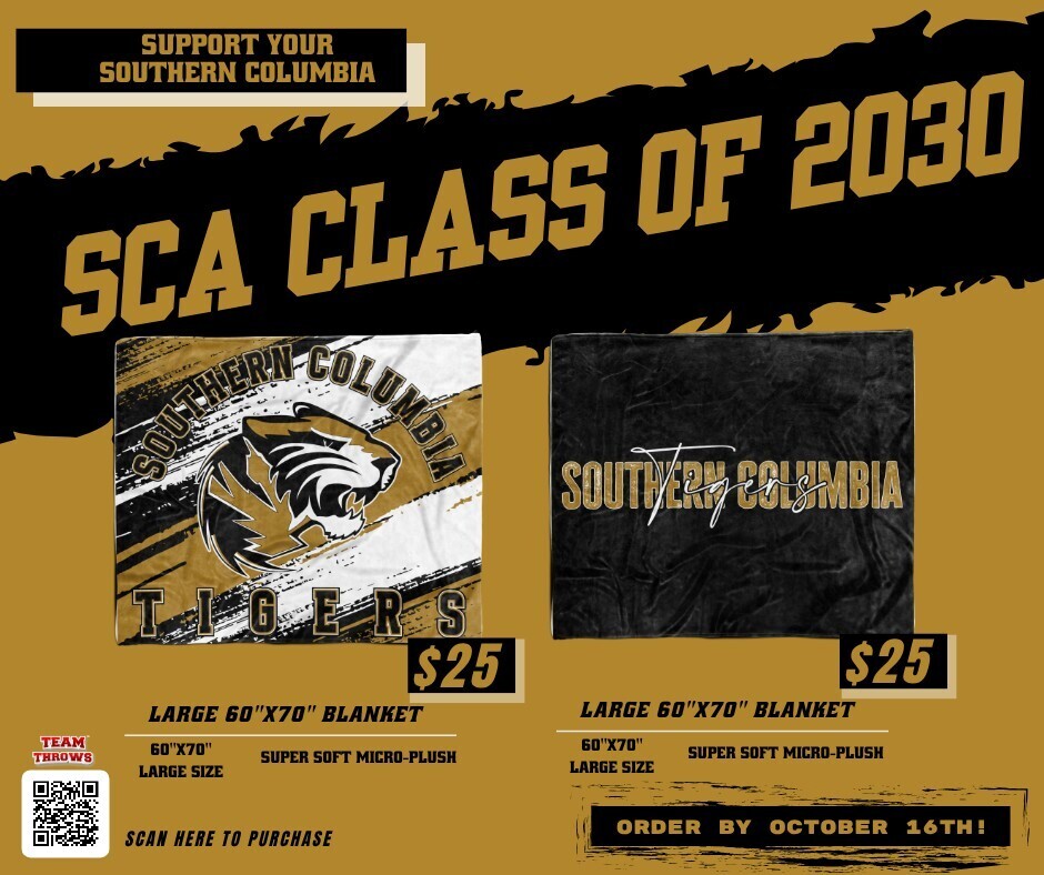 class of 2030 blanket fundraiser