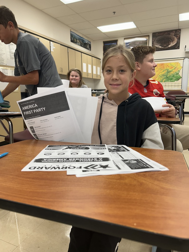 students working on a contemporary issues project