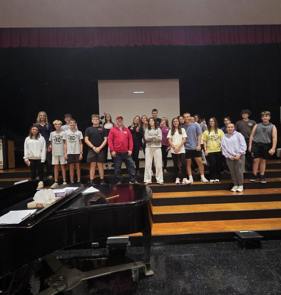 business owner presenting to students