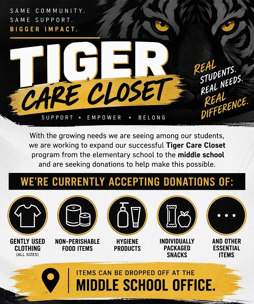 tiger care closet