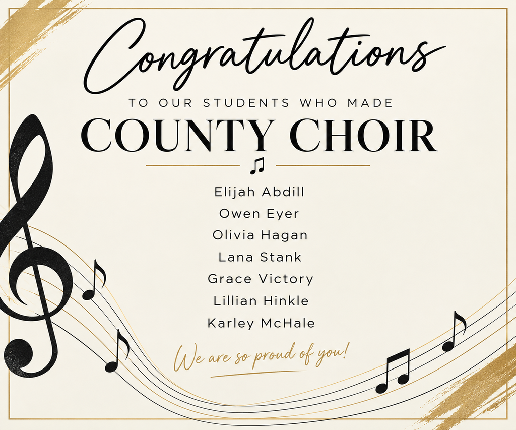 county choir and list of students
