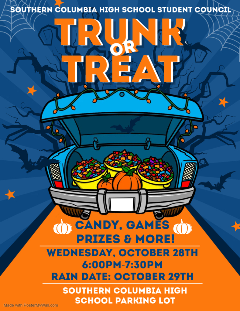 halloween flyer with all text outlined in orginial message