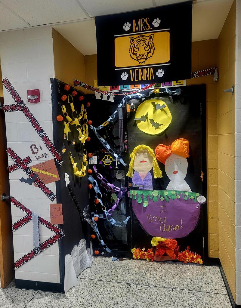 halloween door decorating contest: photos of doors