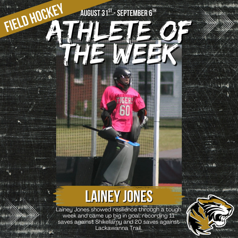 Athlete of the Week Field Hockey