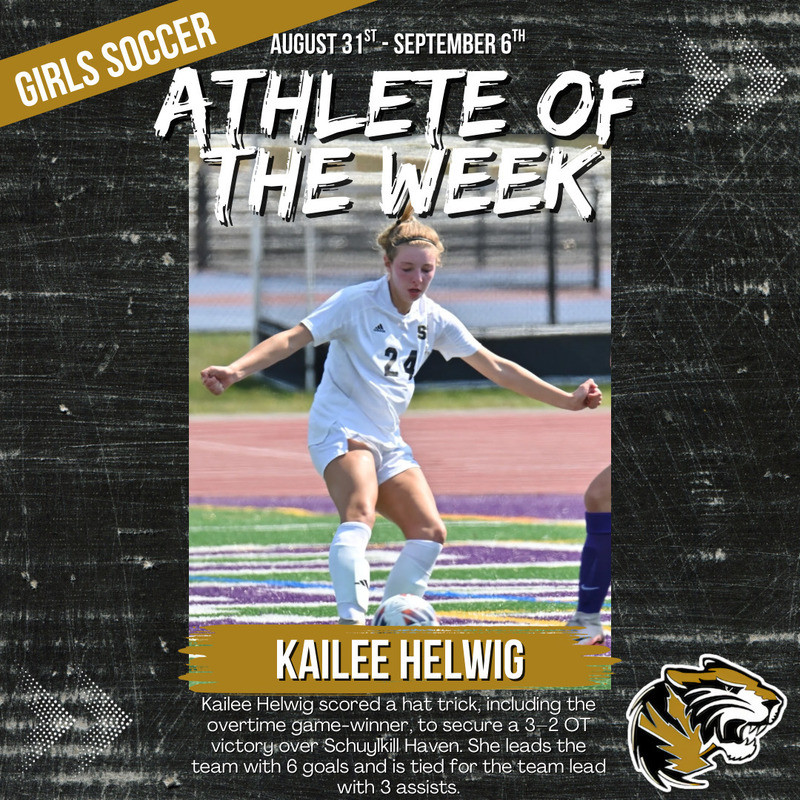 Athlete of the Week Girls Soccer