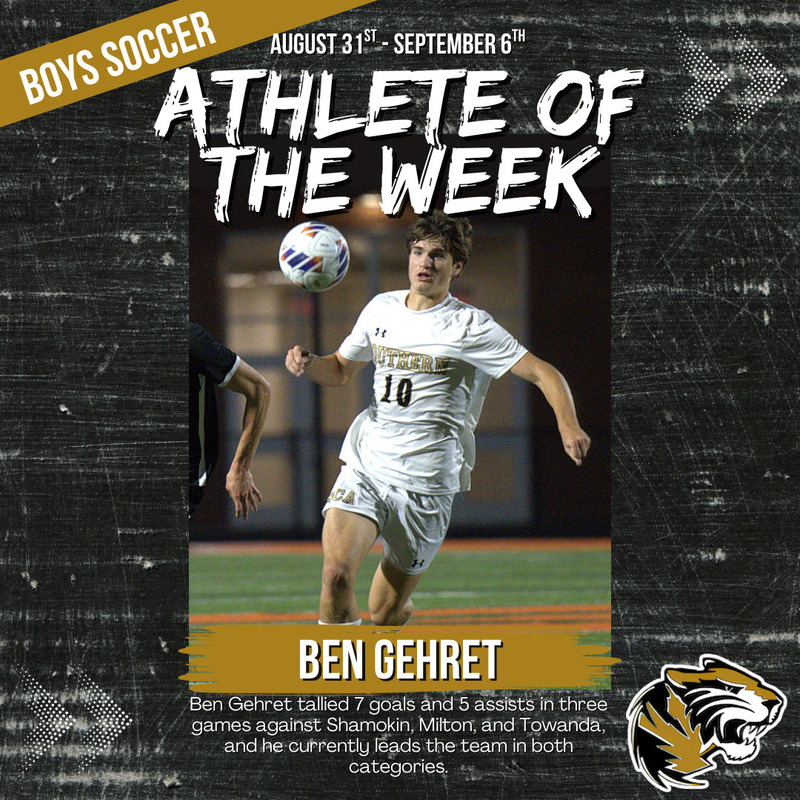 Athlete of the Week Boys Soccer
