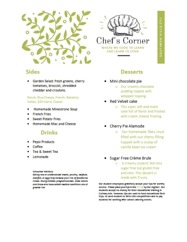 Chef's Corner