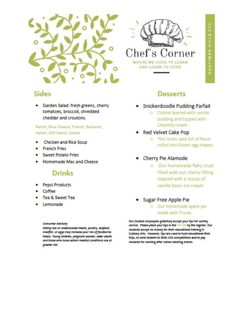 Chef's Corner