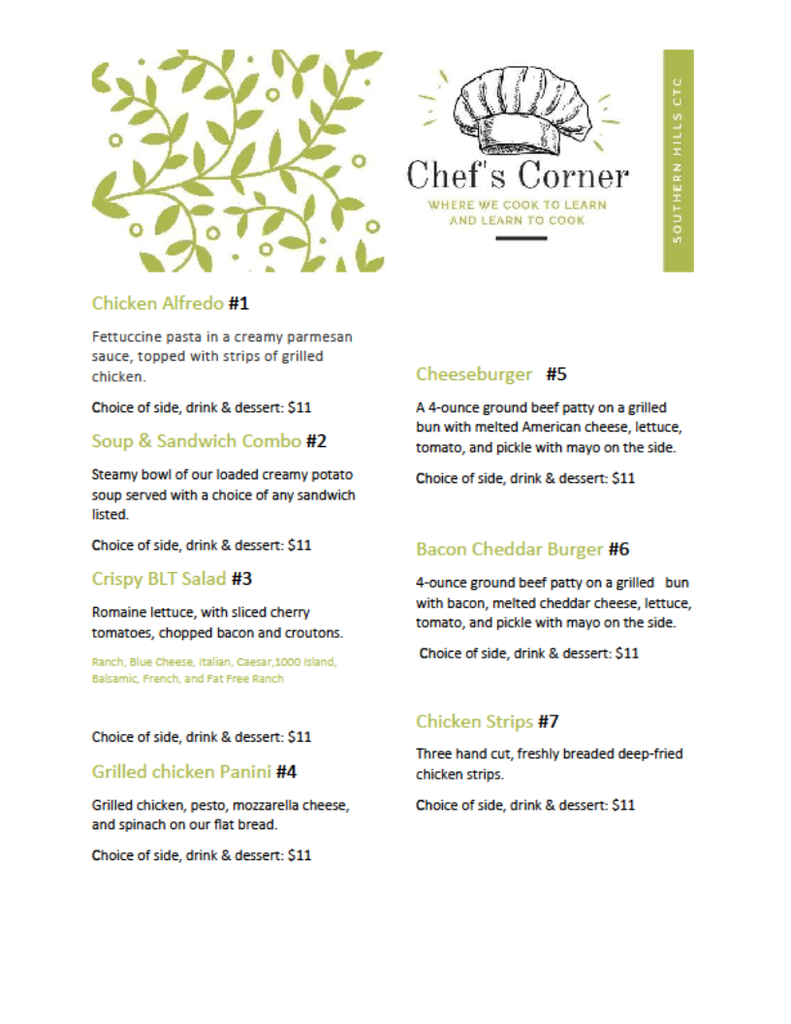 chef's corner