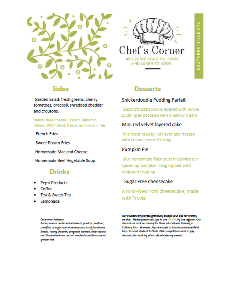Chef's Corner