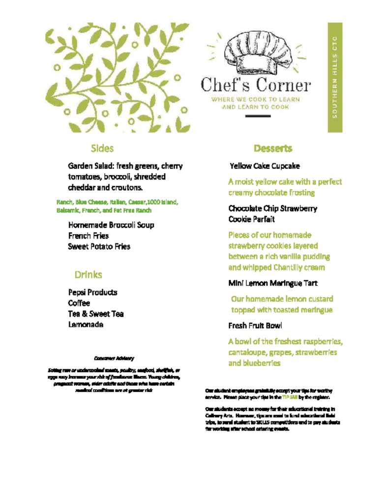 Chef's Corner