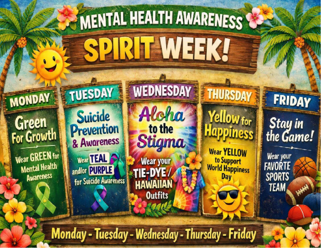 MENTAL HEALTH AWARENESS SPIRIT WEEK
